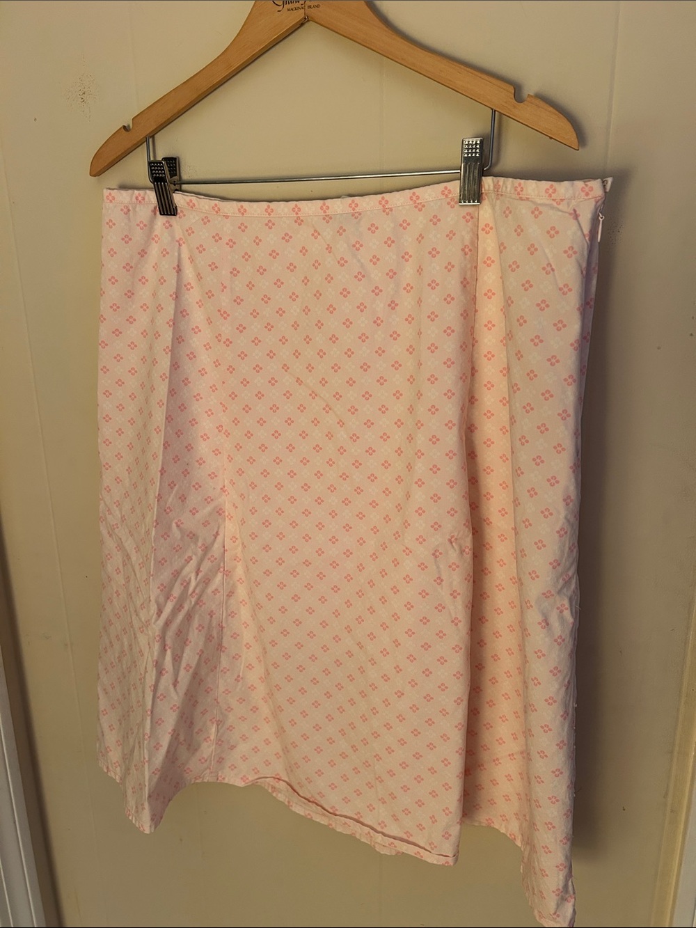 GAP Light Pink Printed A-Line Skirt